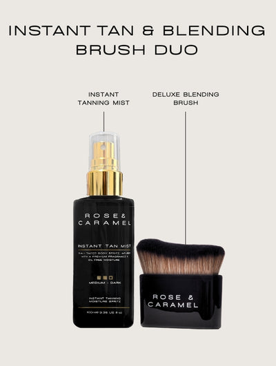 Instant Tan & Blending Brush Duo