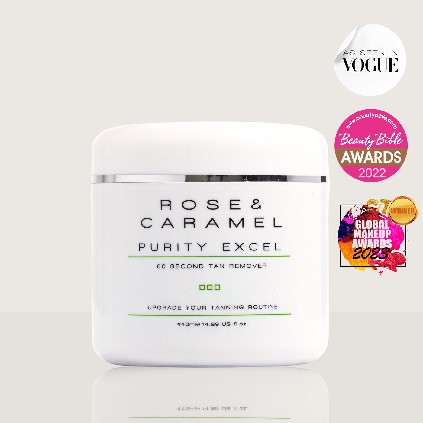Rose & Caramel Purity Excel 60 Second Tan Remover (440ml) roseandcaramel
