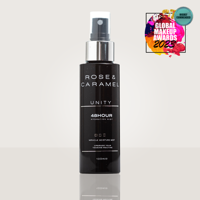unity moisture mist, tan extender, self tan extender, lightweight moisture mist, unisex tan extender, unisex tanning, tan extender men