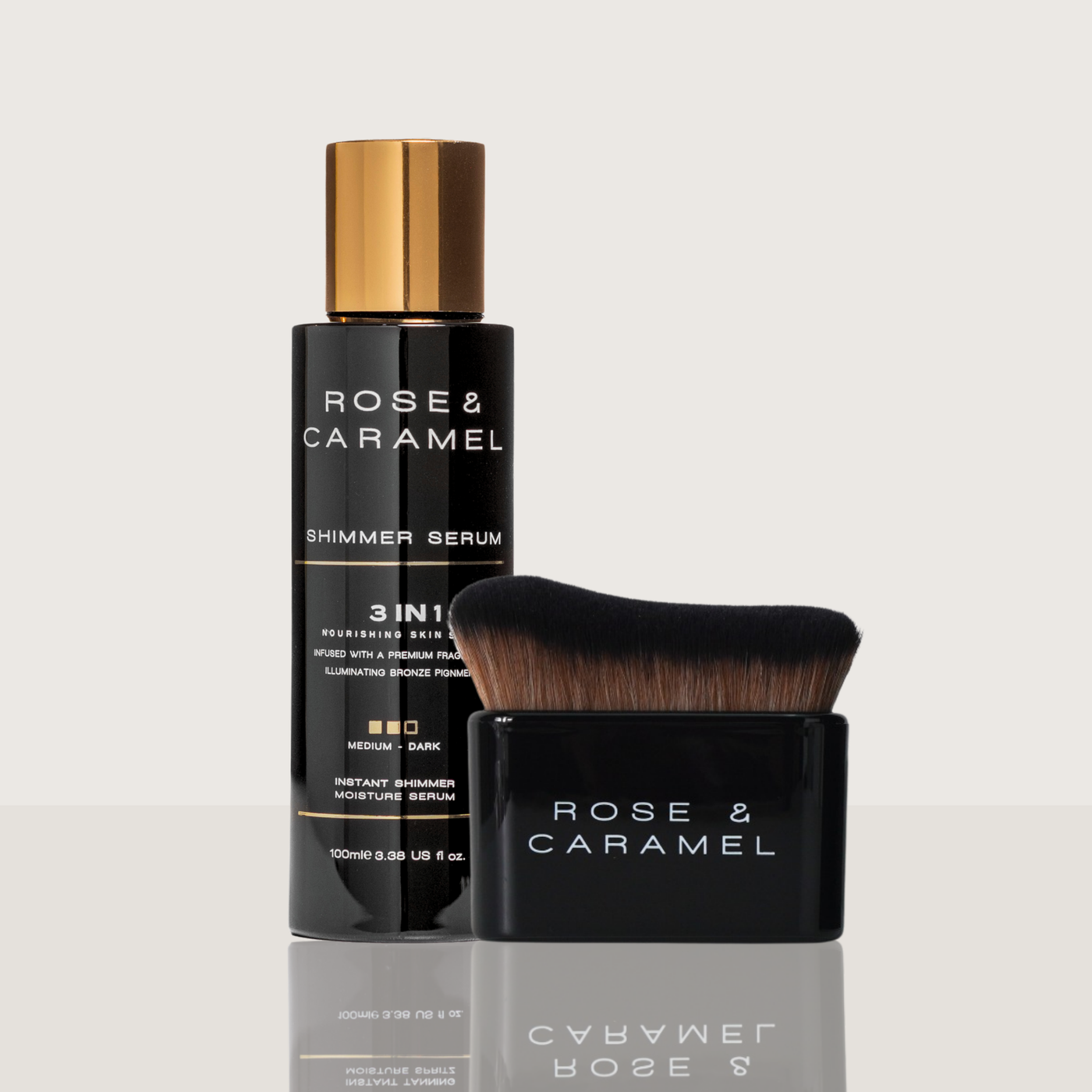 Shimmer Serum and Blending Brush Duo